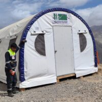 Instalacion de campamento MAQUICEN - Compañia Minera SOTRAMI